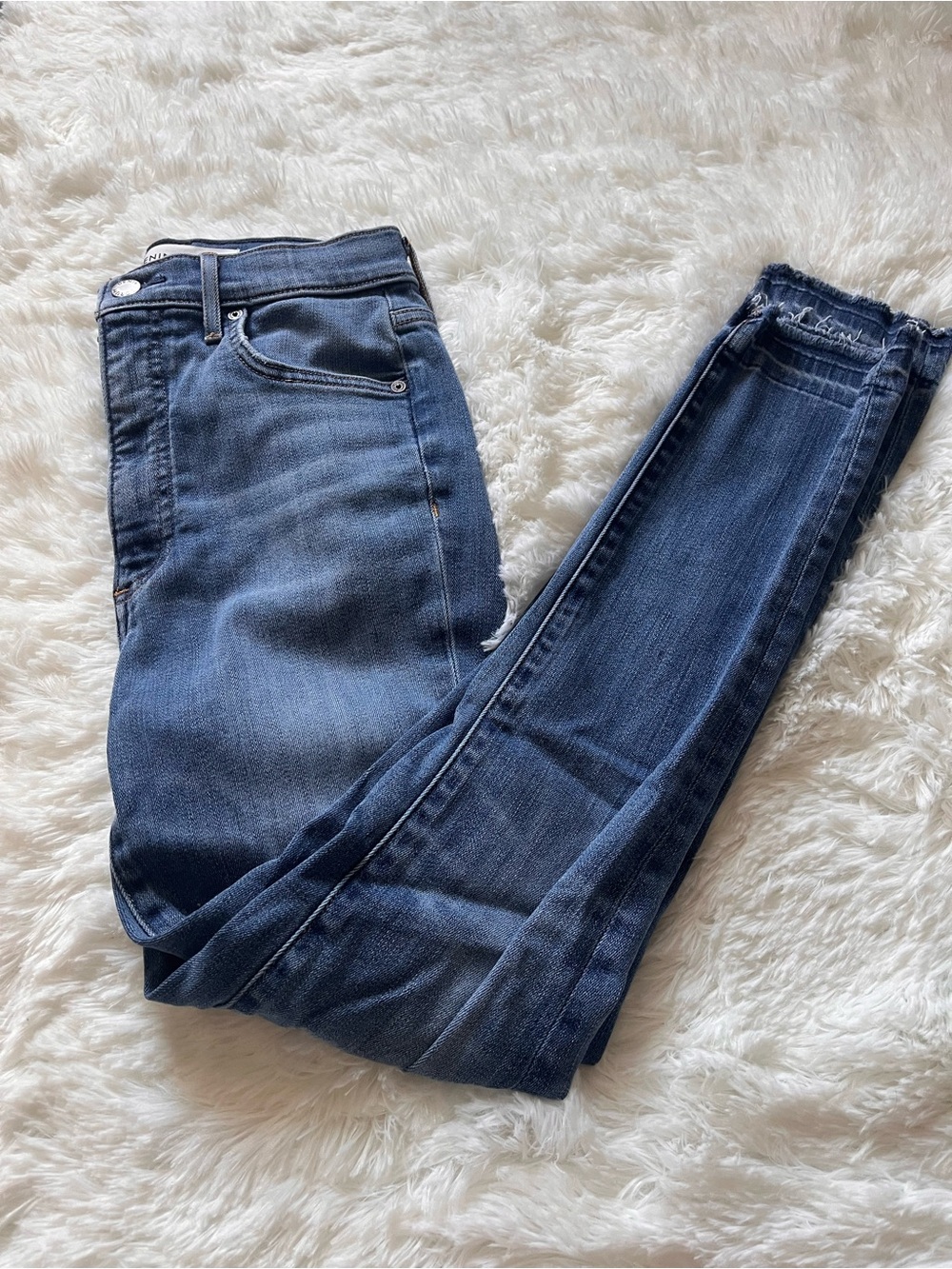 Aritzia x Denim Forum Lola High-Rise Skinny Crop